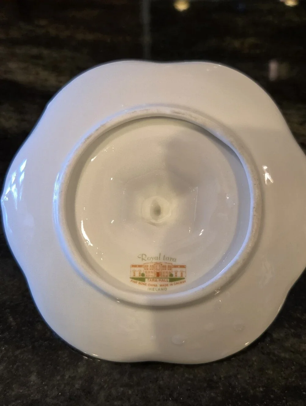 Royal Tara Ireland Shamrock Ring Holder Fine Bone China